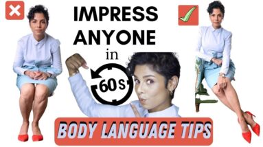 How to make a GOOD FIRST IMPRESSION- Correct your BODY LANGUAGE MISTAKES