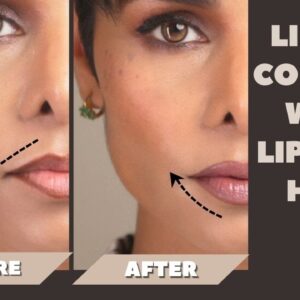 My Lip Lift Technique to Lift the CORNERS OF LIPS with lip liner