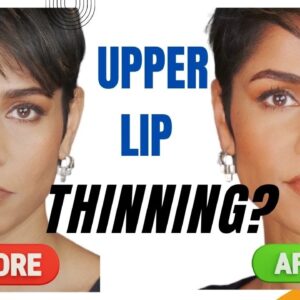 Upper Lip Thinning? Reduce aging philtrum with these Face Exercises and Lip Massages