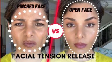 Is FACIAL TENSION changing your face shape? Face exercise and facial massages can help
