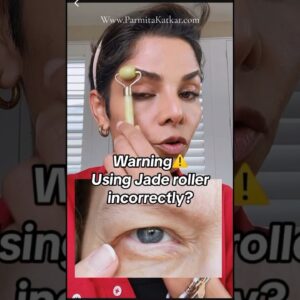 Warning⚠️ you are using jade roller incorrectly if you are doing this!