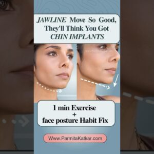 🚫STOP This Tiny Chin Flattening Habit. Do CHIN PUSH-UP face exercise right NOW