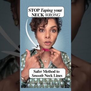 ⚠️ Avoid This Common Face Taping Mistake for Neck Lines/ Try This Safer Face Taping Method